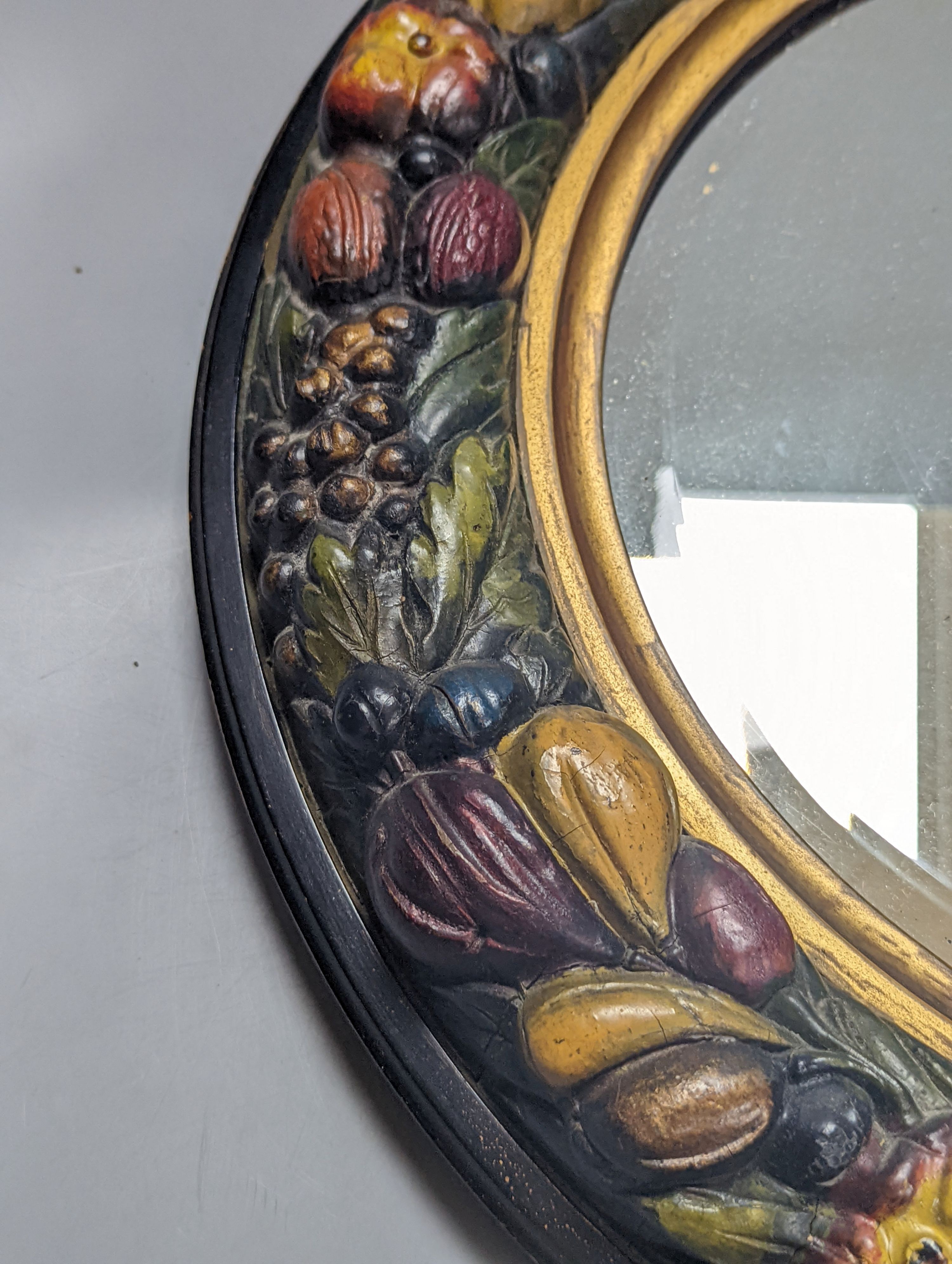 A Barbola circular mirror 46cm